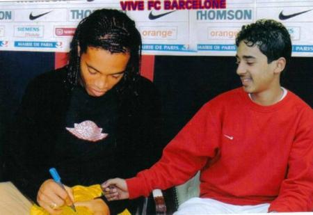this is me whit ronaldinho